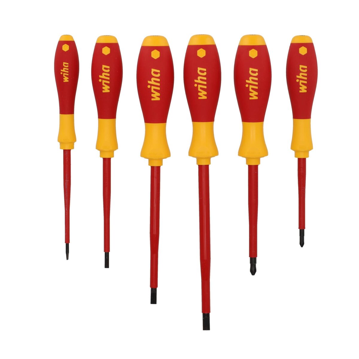 Wiha VDE Geïsoleerde Schroevendraaierset SoftFinish Electric - Sleufkop, Phillips - 6-delig - Afbeelding 7