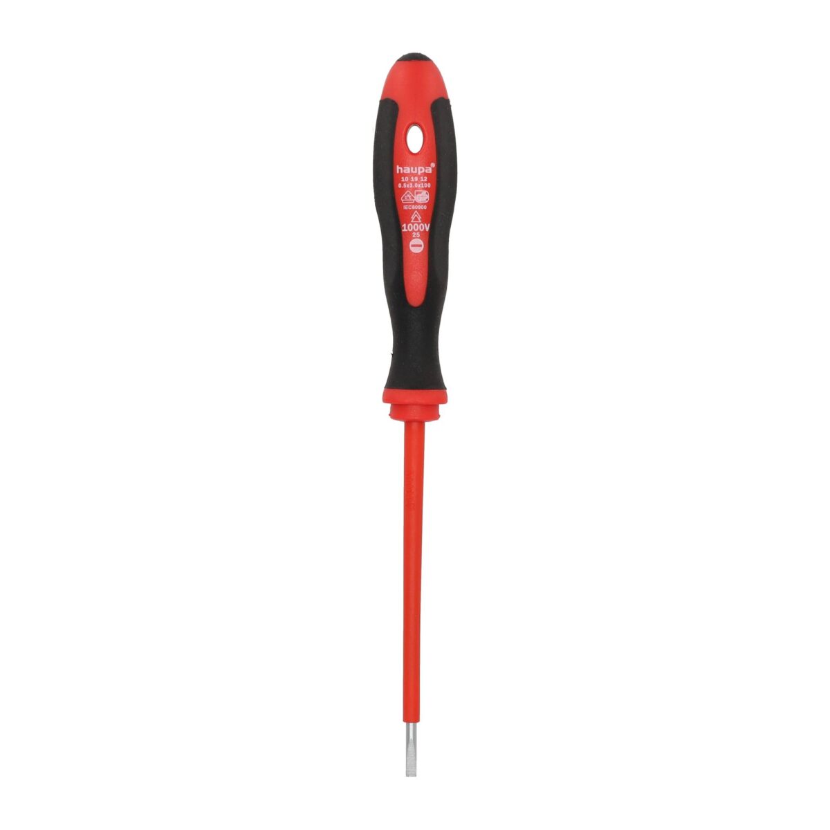 Haupa VDE Geïsoleerde Sleufschroevendraaier 3 x 100 mm - Afbeelding 2