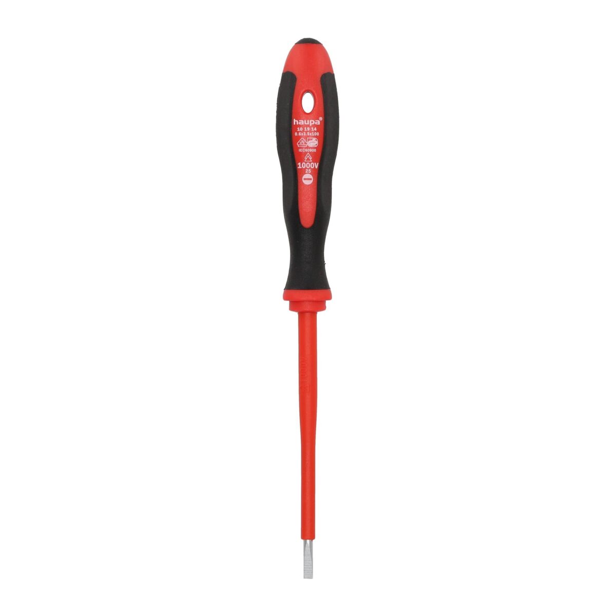 Haupa VDE Geïsoleerde Sleufschroevendraaier 3,5 x 100 mm - Afbeelding 2