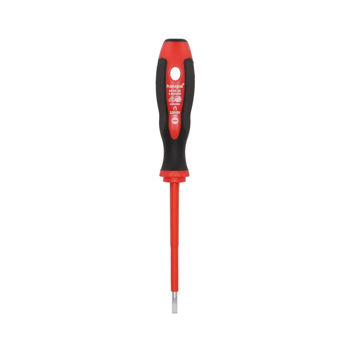 Haupa VDE Geïsoleerde Sleufschroevendraaier 4 x 100 mm - Afbeelding 2