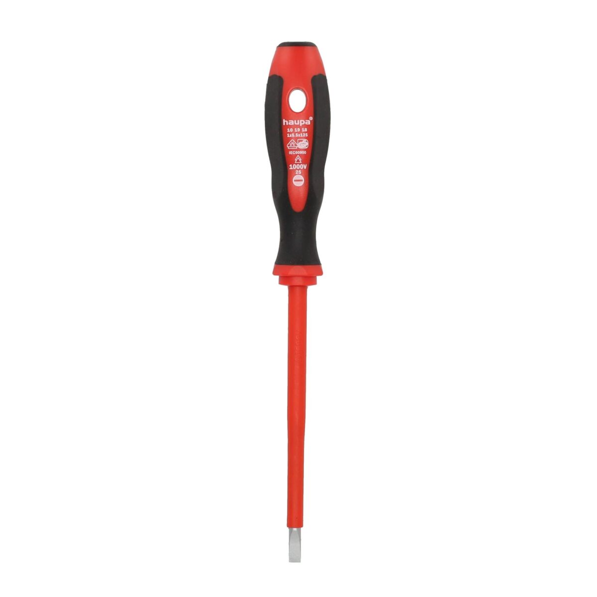 Haupa VDE Geïsoleerde Sleufschroevendraaier 5,5 x 125 mm - Afbeelding 2