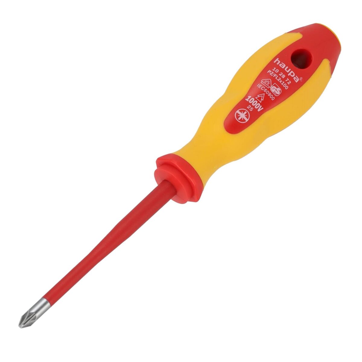 Haupa VDE Geïsoleerde Kruiskopschroevendraaier HupSlim PZ/FL 2 - Afbeelding 1