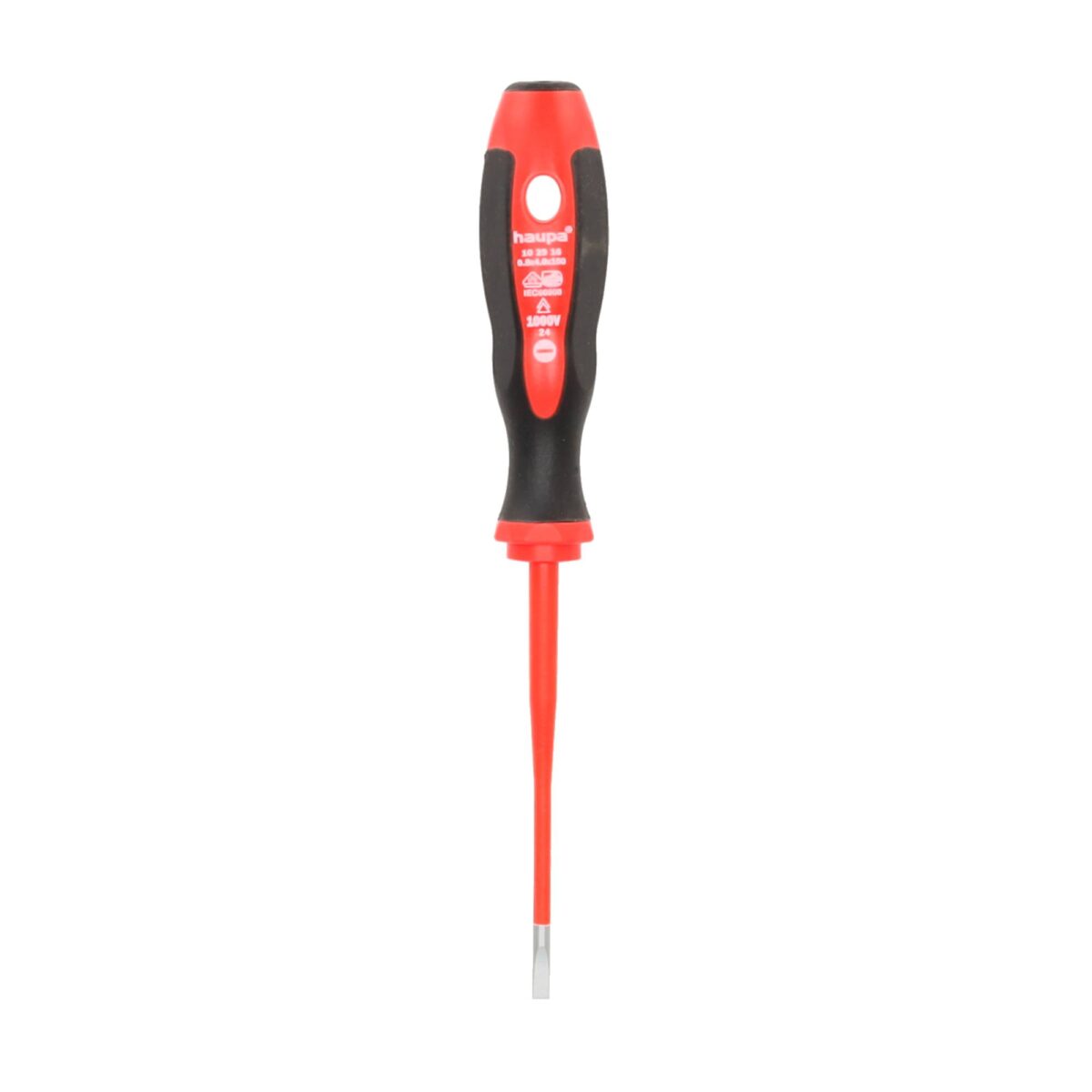 Haupa VDE Geïsoleerde Sleufschroevendraaier HupSlim 4 x 100 mm - Afbeelding 2