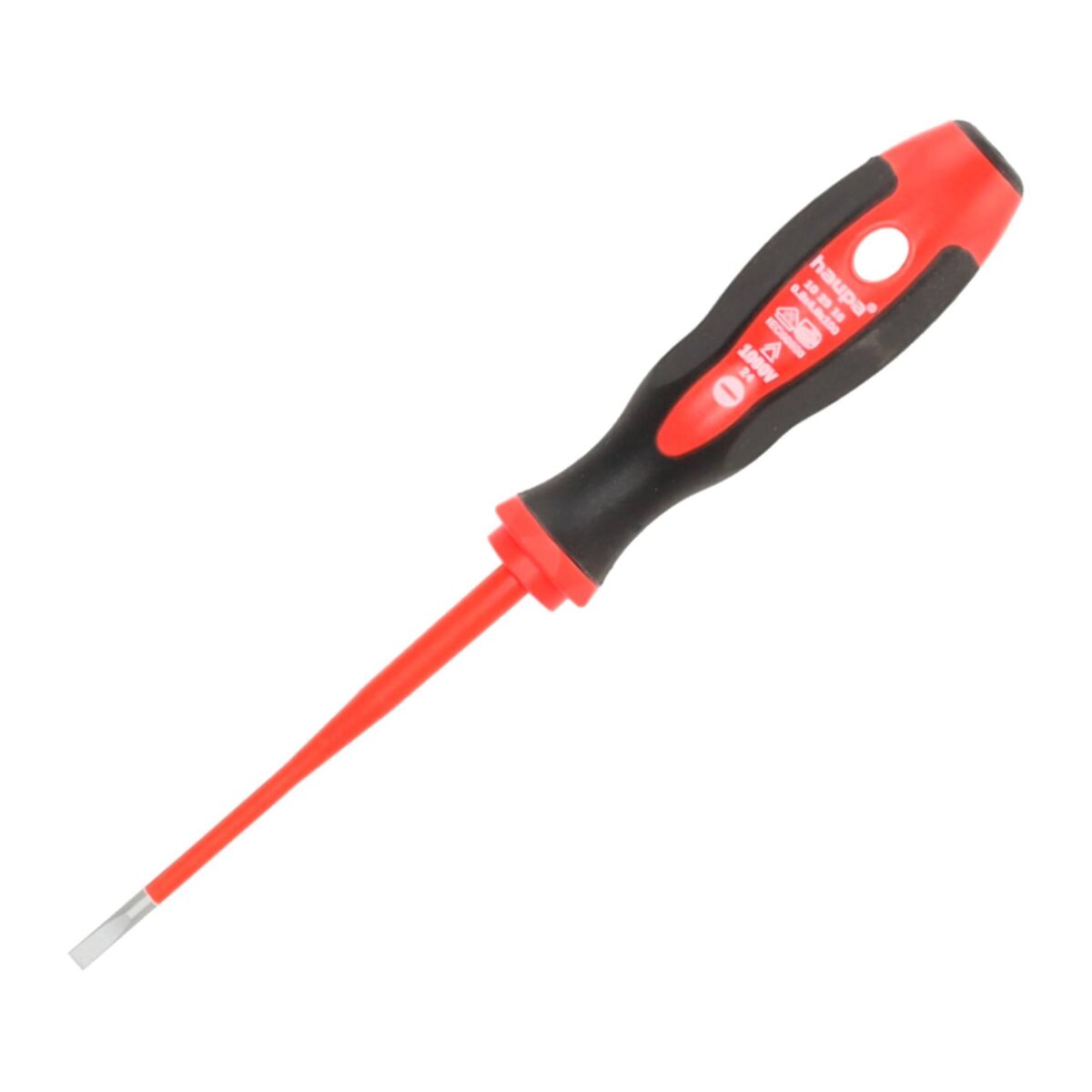 Haupa VDE Geïsoleerde Sleufschroevendraaier HupSlim 4 x 100 mm - Afbeelding 1