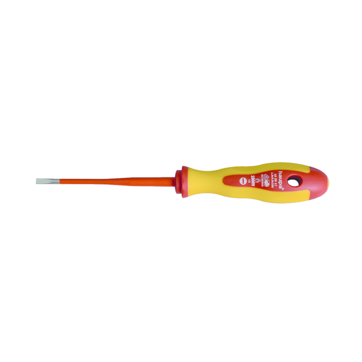 Haupa VDE Geïsoleerde Sleufschroevendraaier HupSlim 4 x 1 x 100 mm - Afbeelding 5