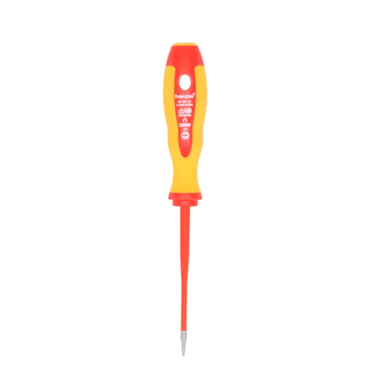 Haupa VDE Geïsoleerde Sleufschroevendraaier HupSlim 4 x 1 x 100 mm - Afbeelding 3