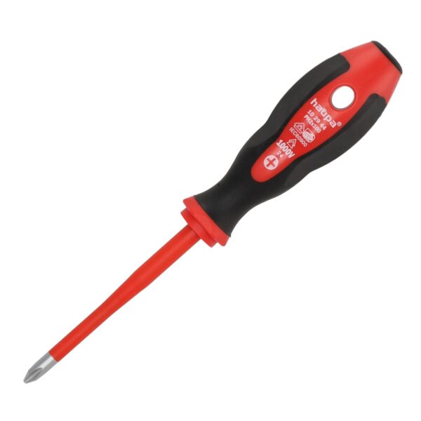 Haupa VDE Geïsoleerde Kruiskopschroevendraaier HupSlim PH 2