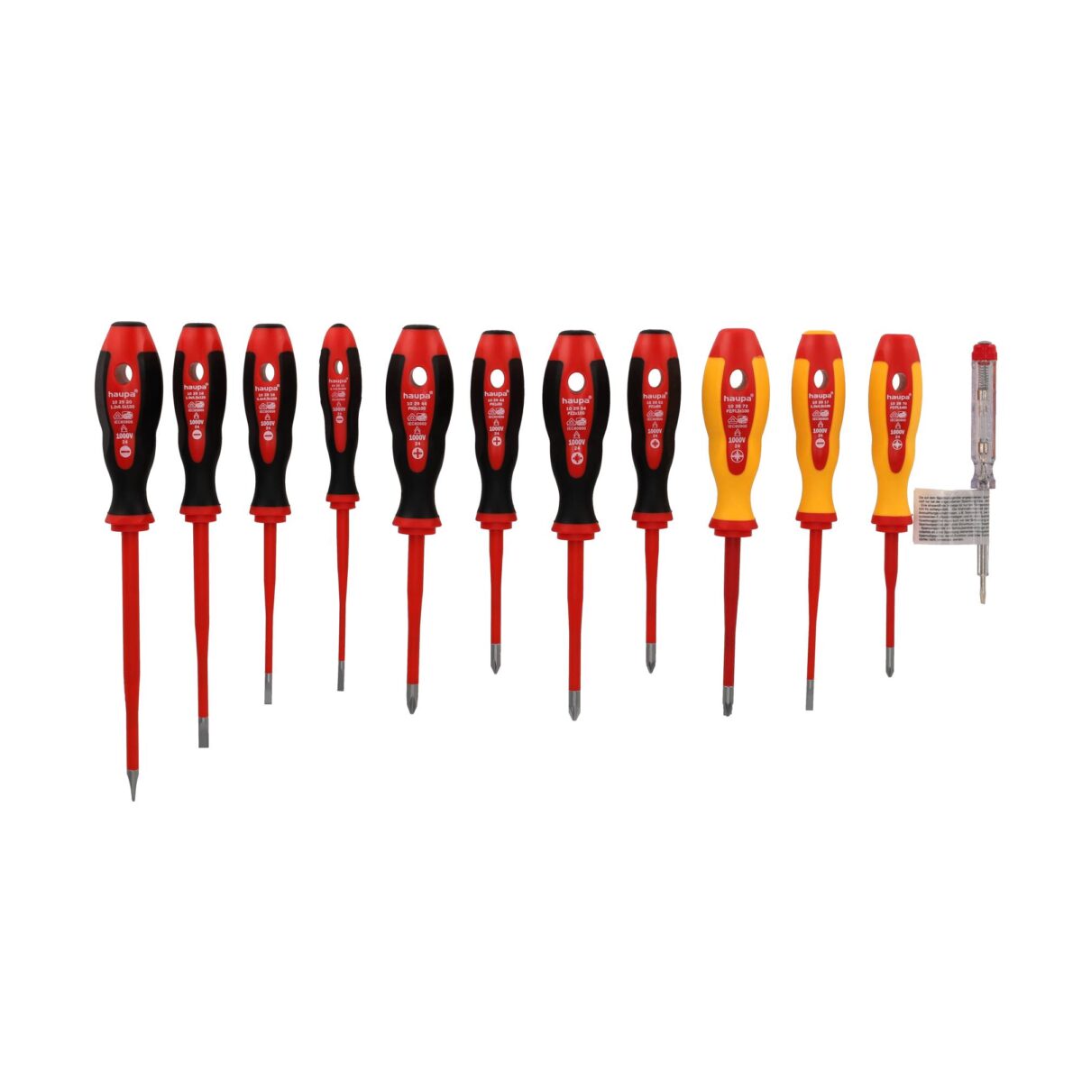 Haupa VDE Geïsoleerde Schroevendraaierset Slim plus 12-delig - Afbeelding 9