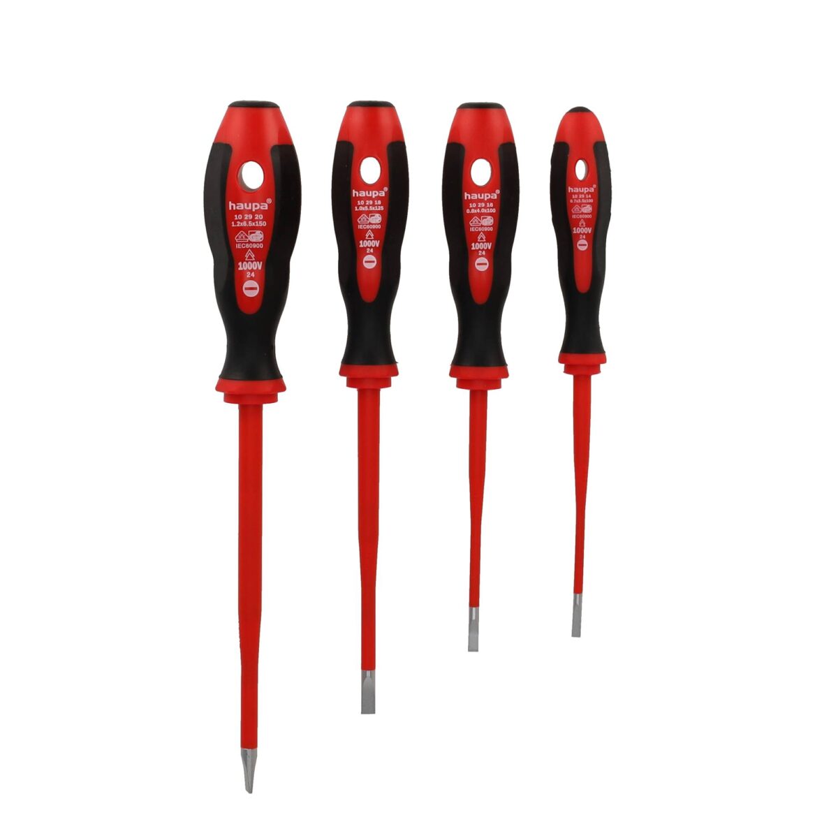Haupa VDE Geïsoleerde Schroevendraaierset Slim plus 12-delig - Afbeelding 2
