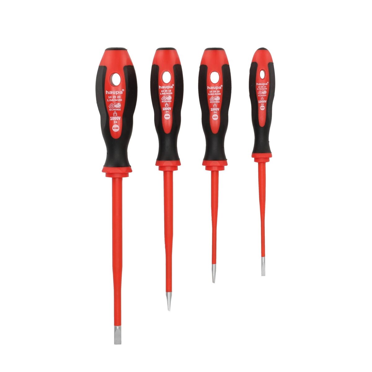 Haupa VDE Geïsoleerde Schroevendraaierset HupSlim PZ 6-delig - Afbeelding 2