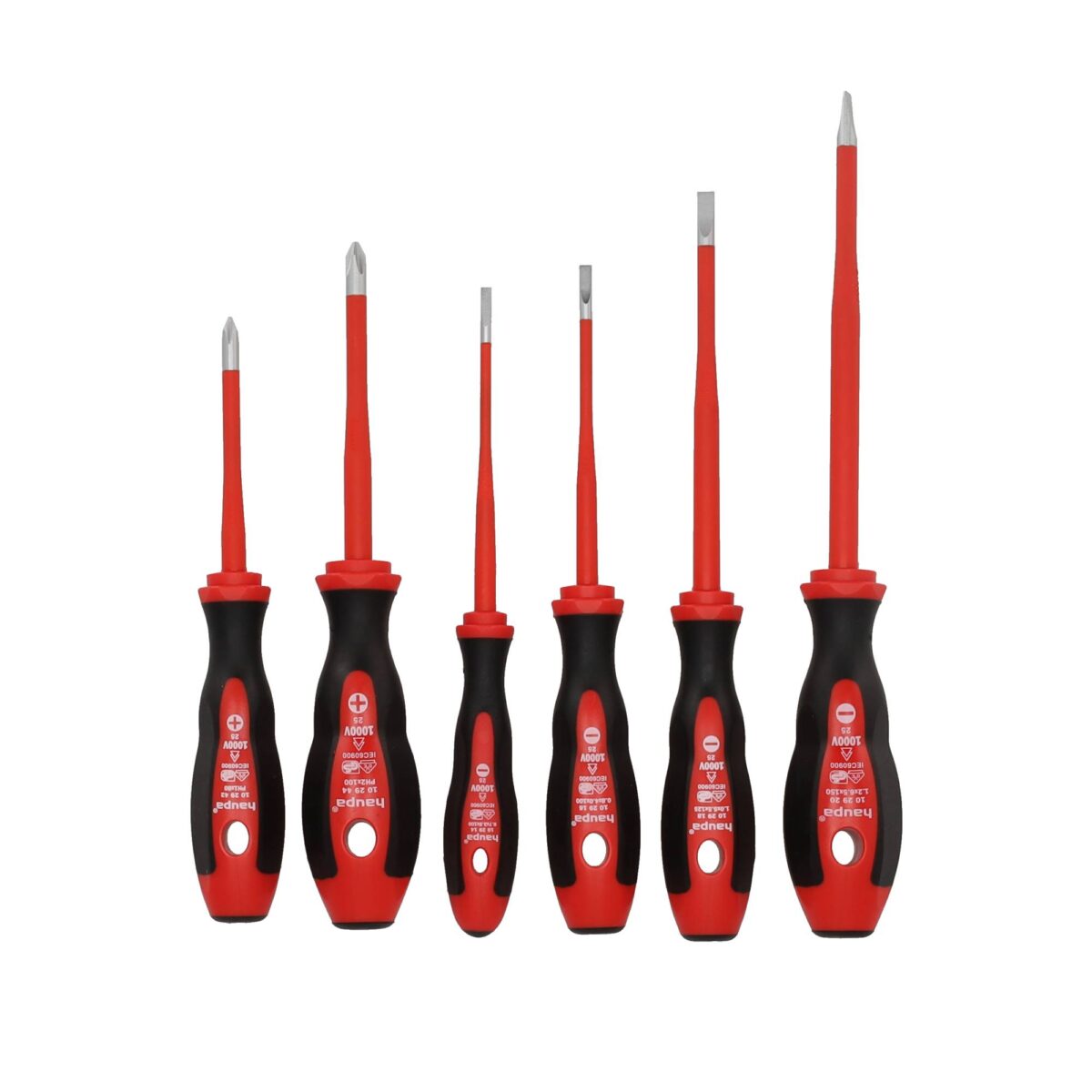 Haupa VDE Geïsoleerde Schroevendraaierset HupSlim PH 6-delig - Afbeelding 1