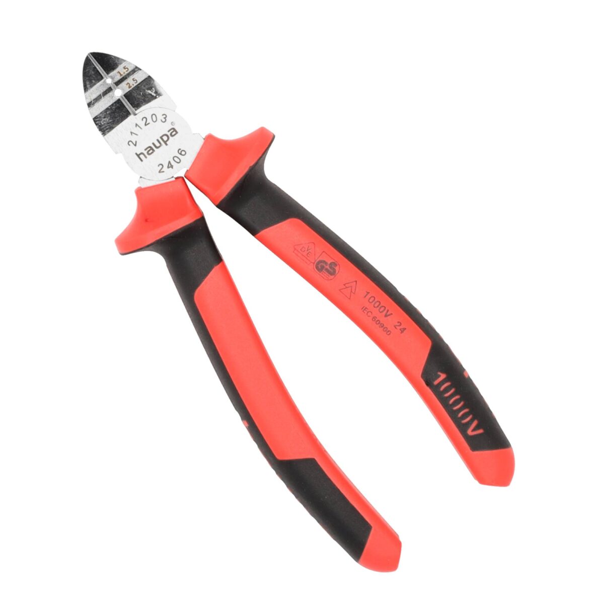 Haupa VDE Geïsoleerde Afstrip-kniptang 165 mm - Afbeelding 1