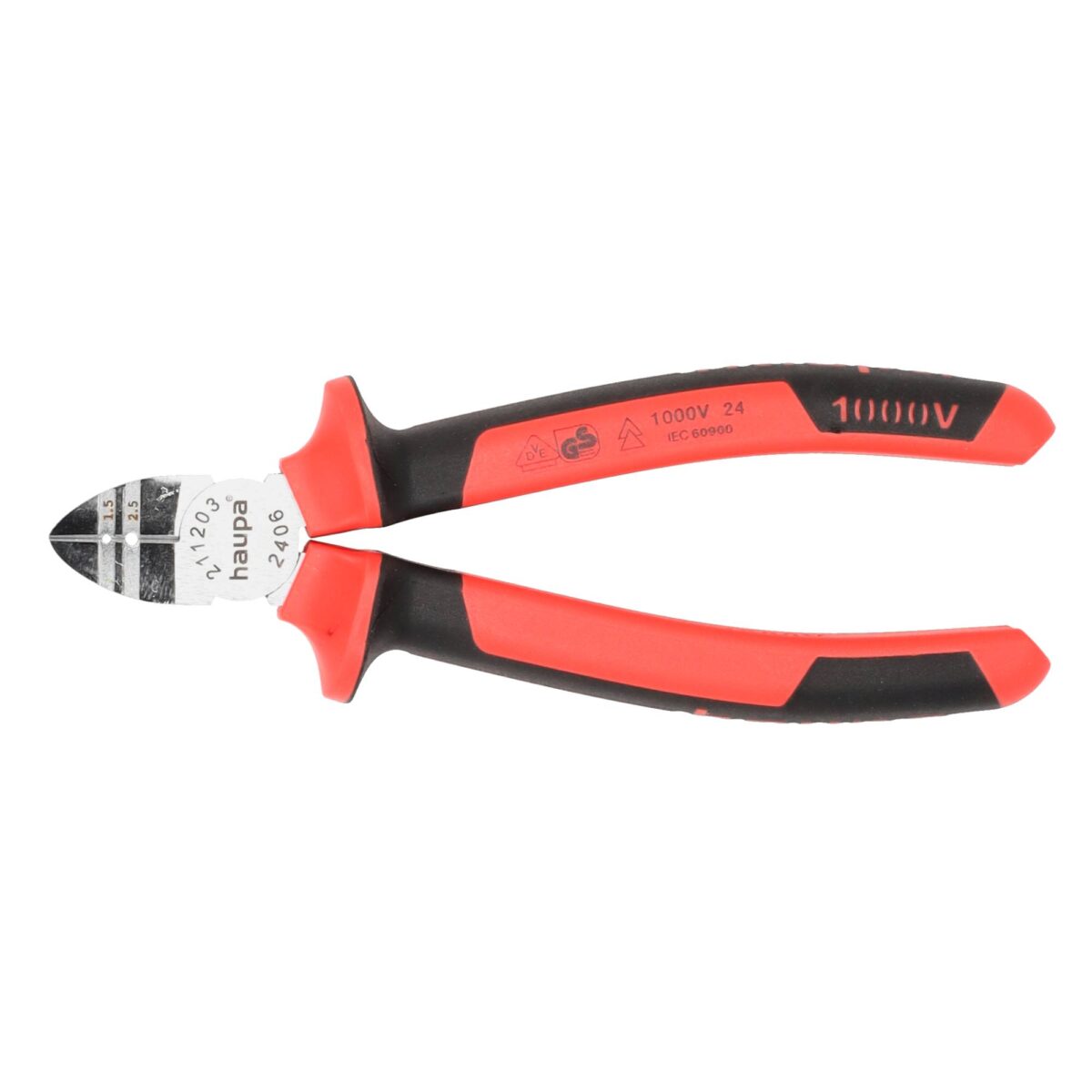 Haupa VDE Geïsoleerde Afstrip-kniptang 165 mm - Afbeelding 2