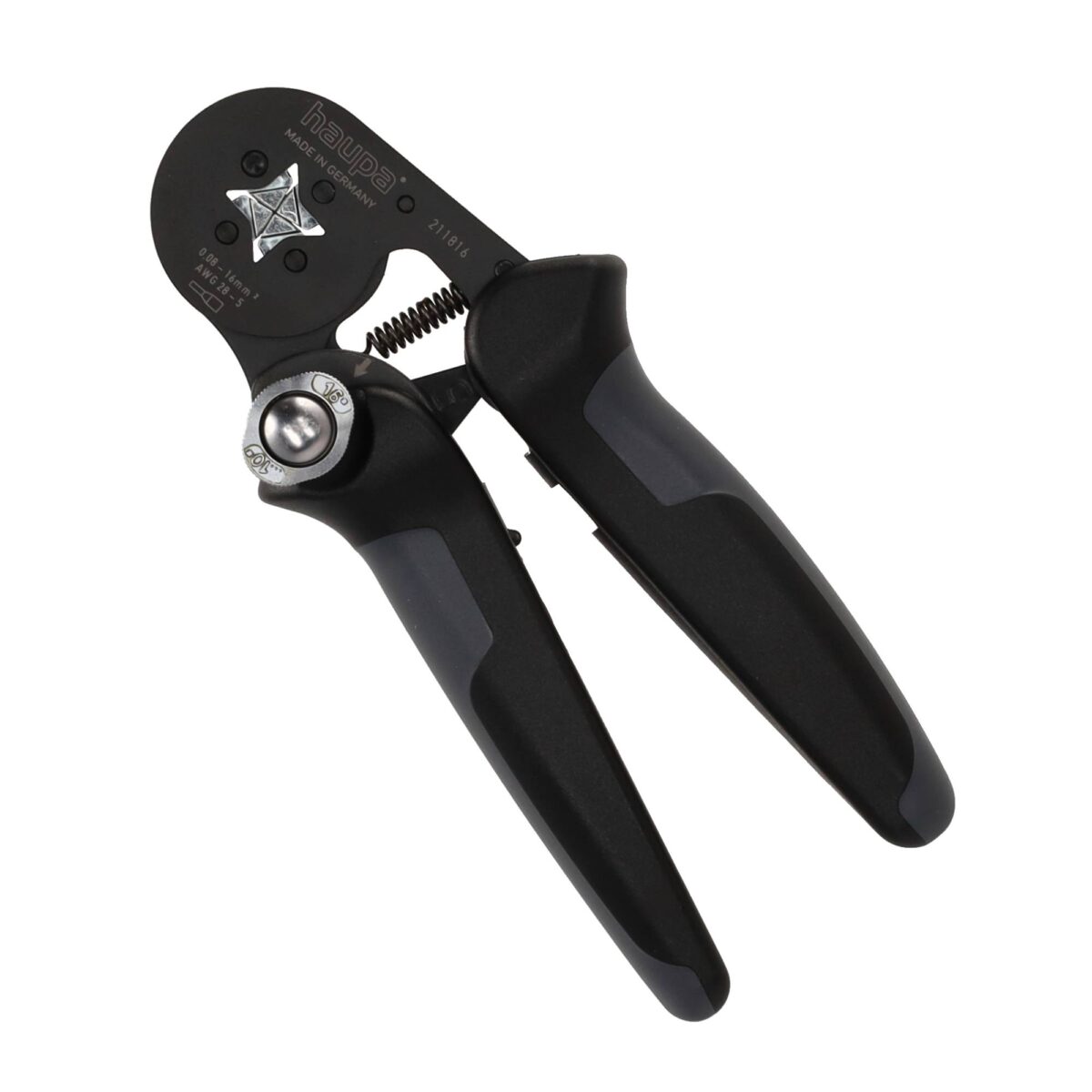 Haupa Krimptang Adereindhulzen 0,08-16 mm² - Afbeelding 1