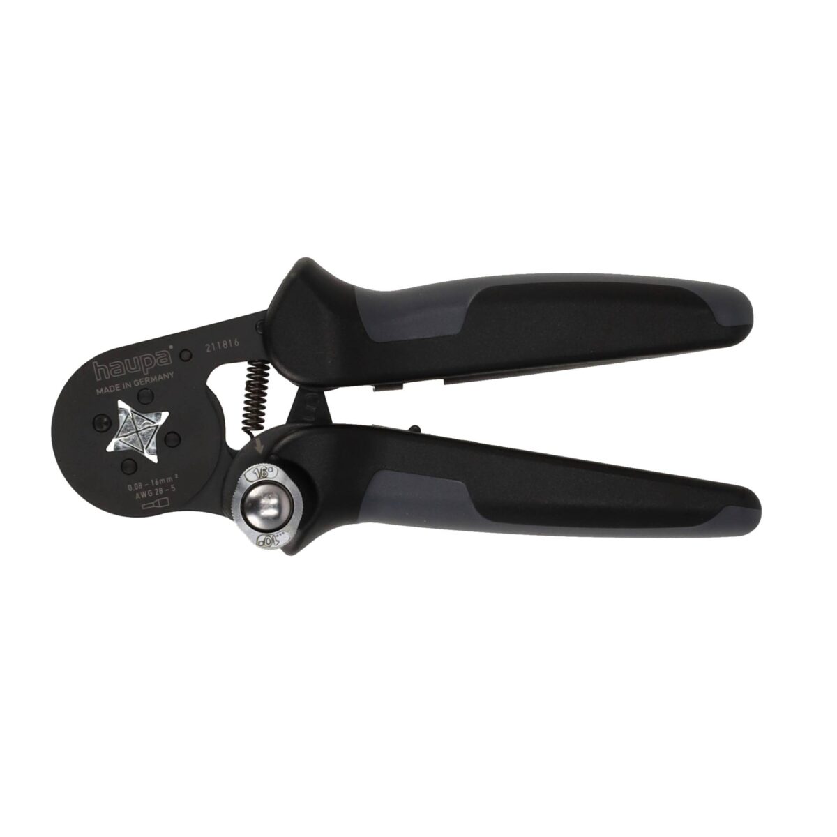 Haupa Krimptang Adereindhulzen 0,08-16 mm² - Afbeelding 3