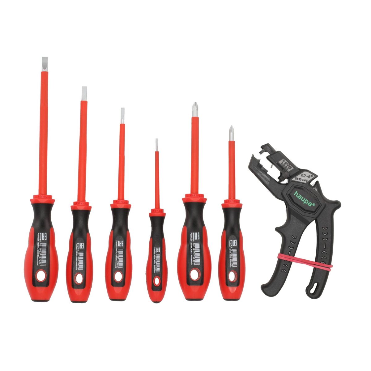 Haupa VDE Geïsoleerde Schroevendraaierset 7-delig + Automatische Kabelstripper - Afbeelding 6