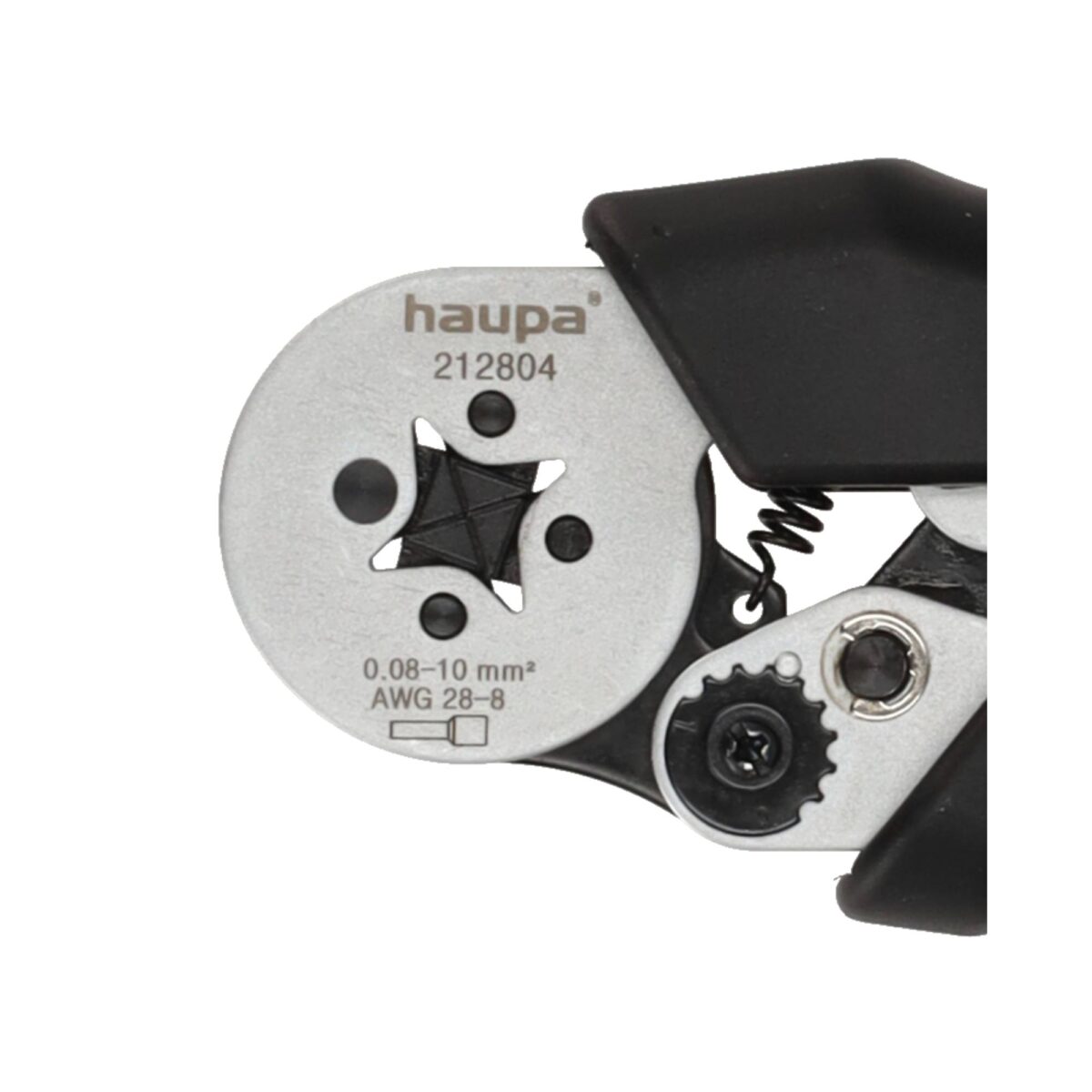 Haupa Krimptang HUPsquare10 Adereindhulzen 0,08-10 mm² Vierkant - Afbeelding 4