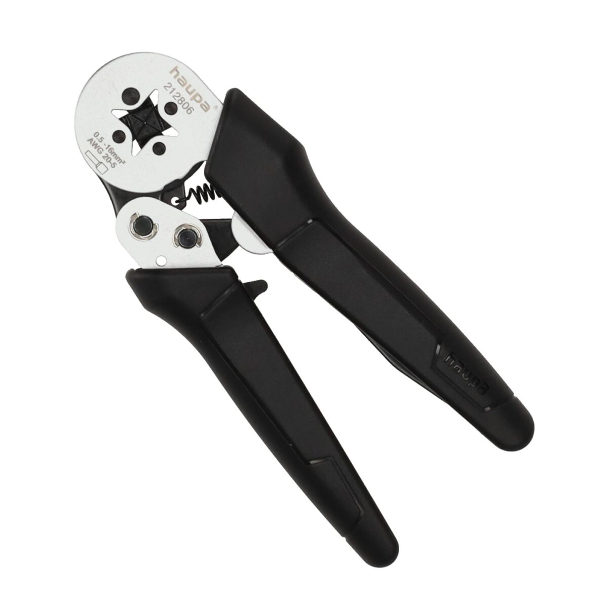 Haupa Krimptang HUPsquare16 Adereindhulzen 0,08-16 mm² Vierkant - Afbeelding 1