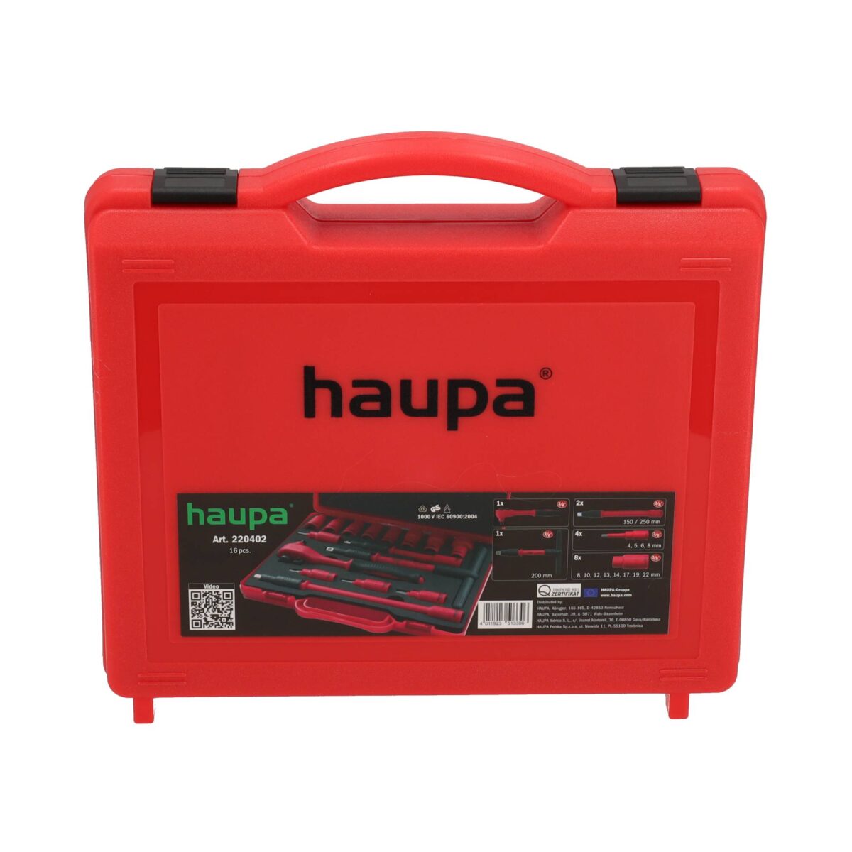 Haupa VDE Geïsoleerde Ratelsleutelset 3/8 Eco in koffer - Afbeelding 3