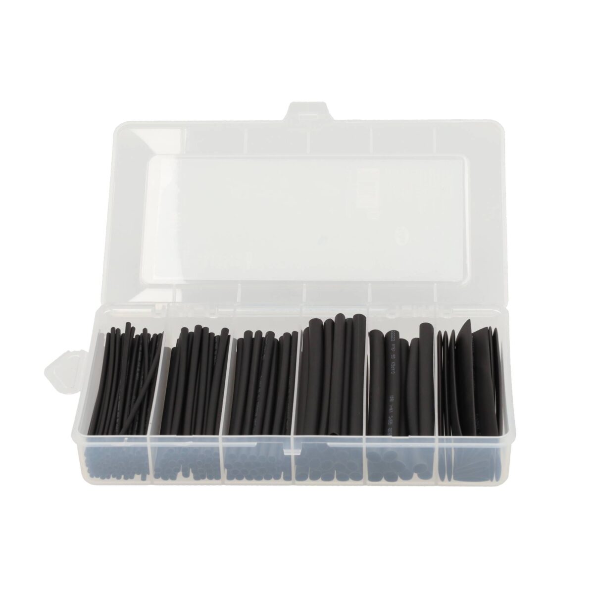 Haupa Krimpkous set zwart 160-delig - Afbeelding 1