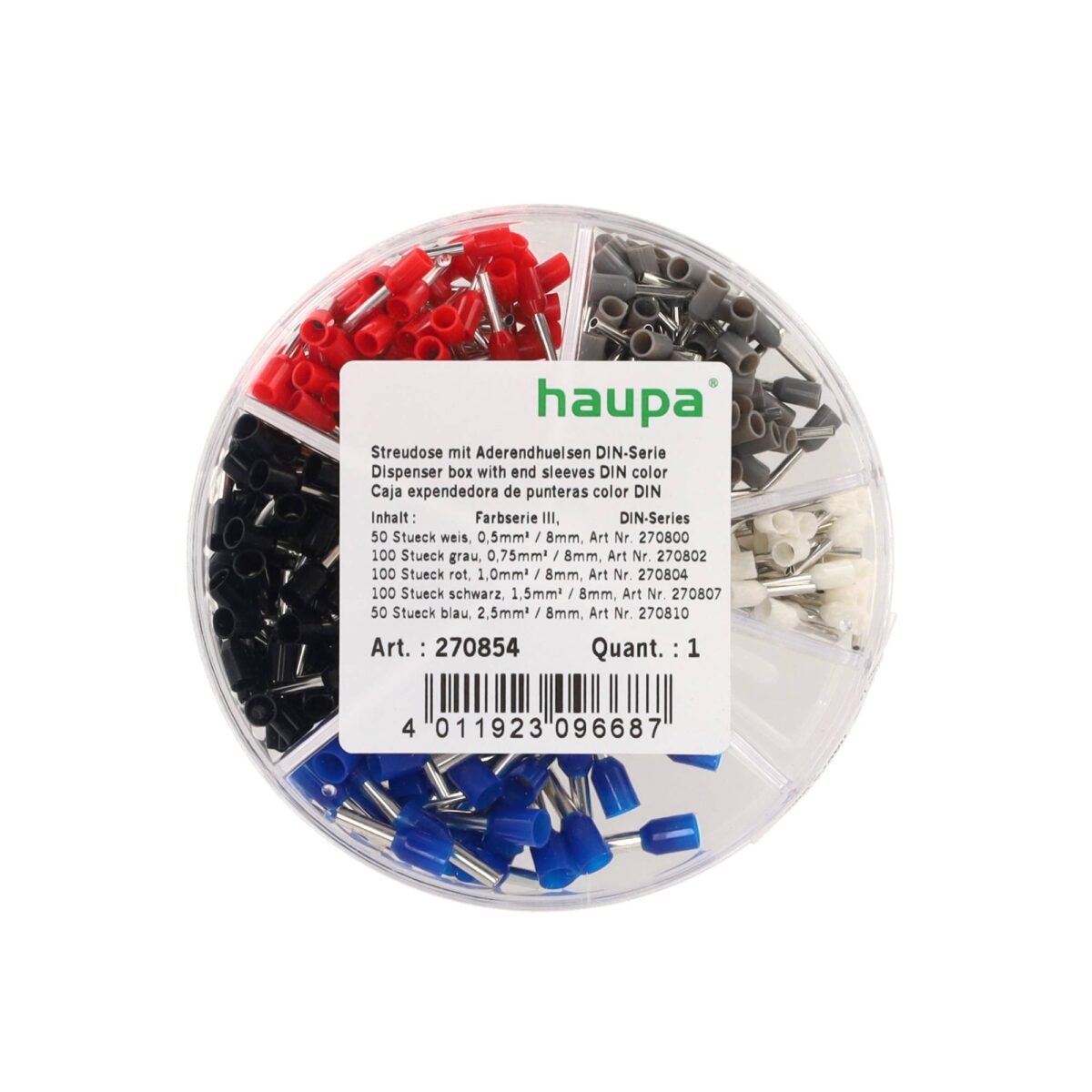 Haupa Adereindhulzen serie III DIN in Strooidoos - Afbeelding 3