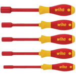 Wiha VDE Geïsoleerde Schroevendraaierset SoftFinish Electric Zeskantdopsleutel 5-delig - Afbeelding 5