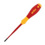 Wiha VDE Geïsoleerde Sleufschroevendraaier SoftFinish Electric SlimFix 4,0 x 100 mm
