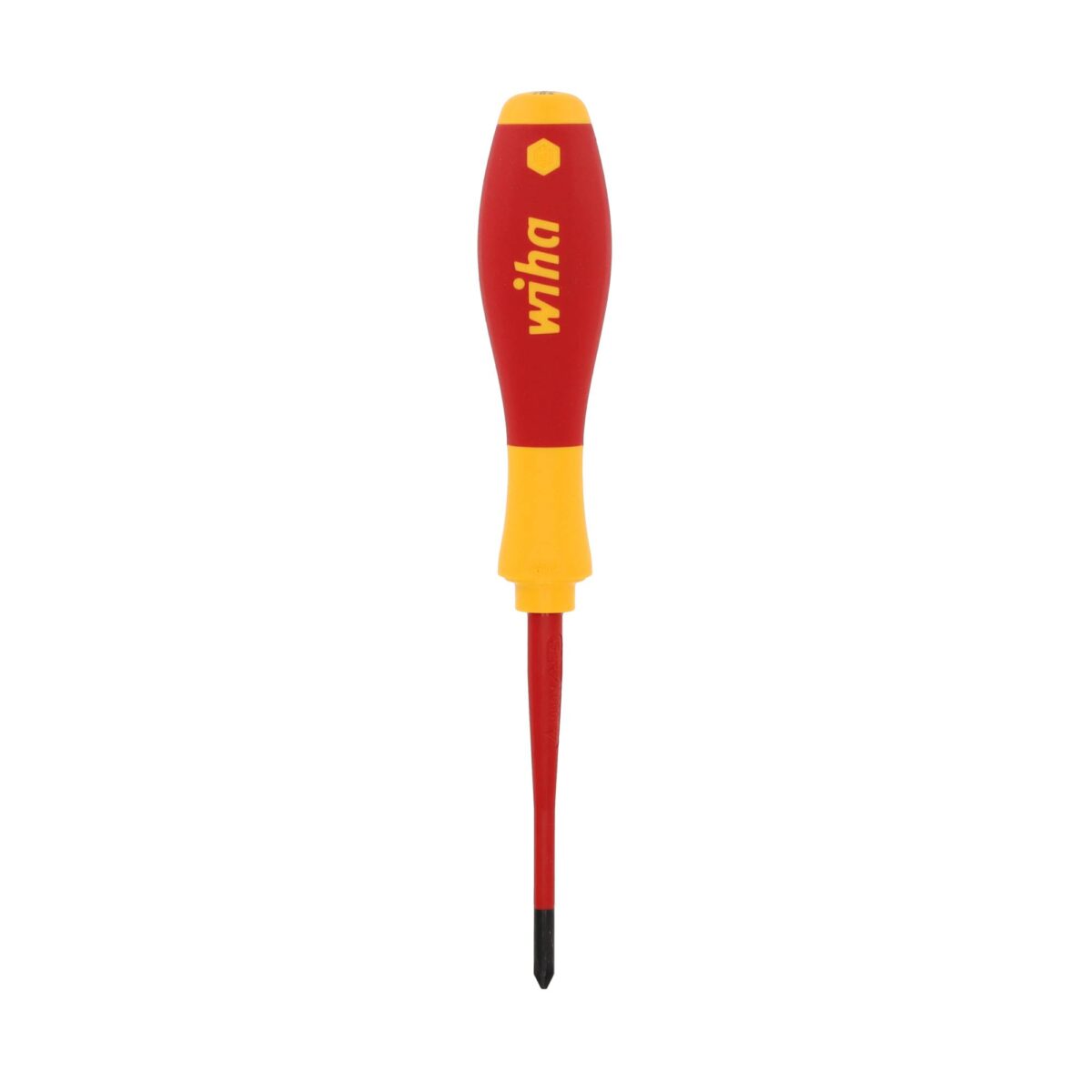 Wiha VDE Geïsoleerde Kruiskop Schroevendraaier SoftFinish Electric SlimFix PH1 x 80 mm - Afbeelding 3