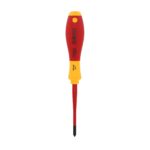 Wiha VDE Geïsoleerde Kruiskop Schroevendraaier SoftFinish Electric SlimFix PH1 x 80 mm - Afbeelding 4