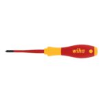Wiha VDE Geïsoleerde Kruiskop Schroevendraaier SoftFinish Electric SlimFix PH1 x 80 mm - Afbeelding 2