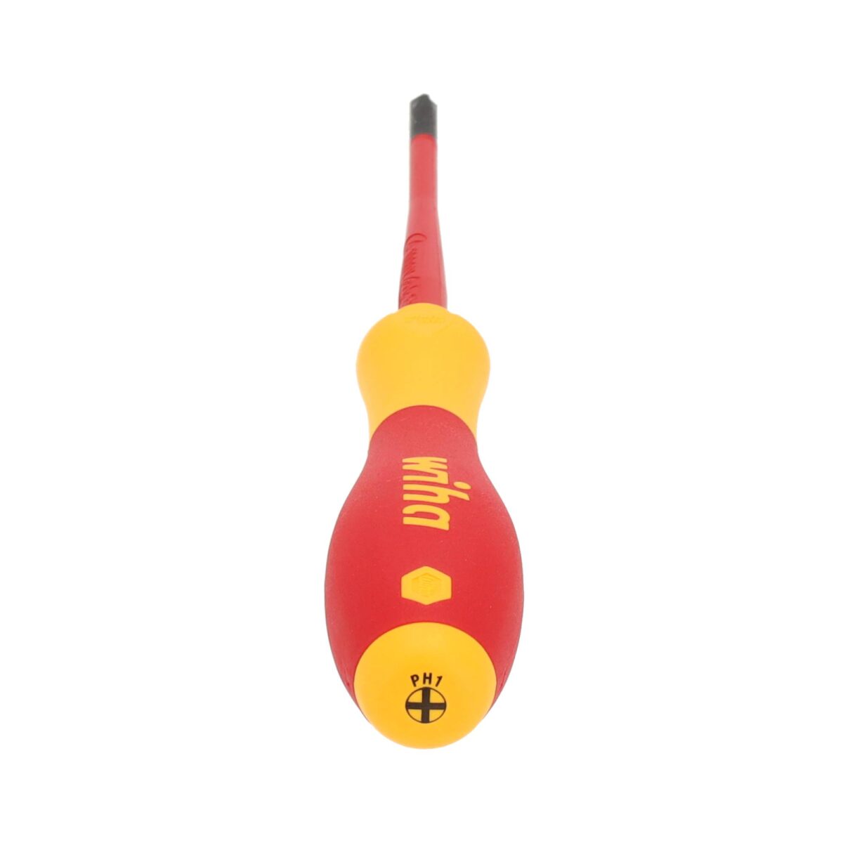 Wiha VDE Geïsoleerde Kruiskop Schroevendraaier SoftFinish Electric SlimFix PH1 x 80 mm - Afbeelding 5