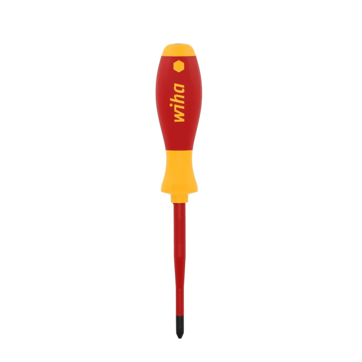 Wiha VDE Geïsoleerde Kruiskop Schroevendraaier SoftFinish Electric SlimFix PH2 x 100 mm - Afbeelding 3