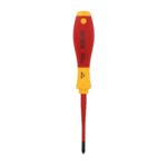 Wiha VDE Geïsoleerde Kruiskop Schroevendraaier SoftFinish Electric SlimFix PZ1 x 80 mm - Afbeelding 4