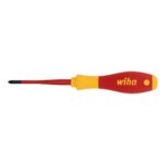 Wiha VDE Geïsoleerde Kruiskop Schroevendraaier SoftFinish Electric SlimFix PZ1 x 80 mm - Afbeelding 2