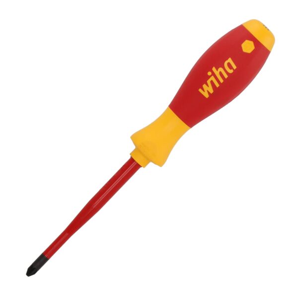 Wiha VDE Geïsoleerde Kruiskop Schroevendraaier SoftFinish Electric SlimFix PZ2 x 100 mm