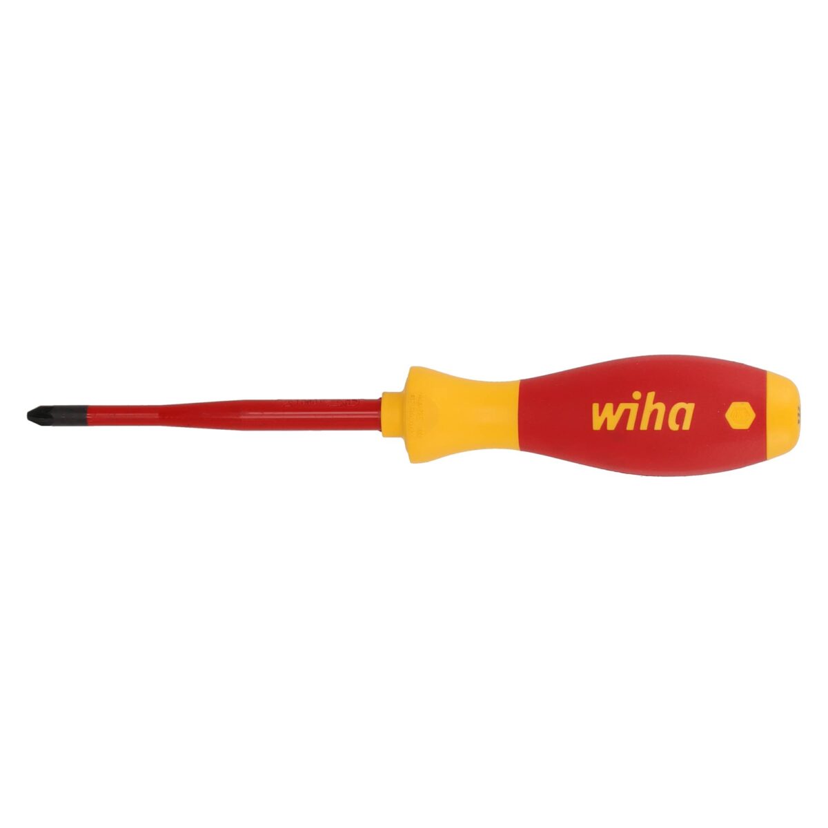 Wiha VDE Geïsoleerde Kruiskop Schroevendraaier SoftFinish Electric SlimFix PZ2 x 100 mm - Afbeelding 2