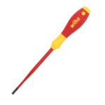 Wiha VDE Geïsoleerde Sleufschroevendraaier SoftFinish Electric SlimFix 4,5 x 125 mm