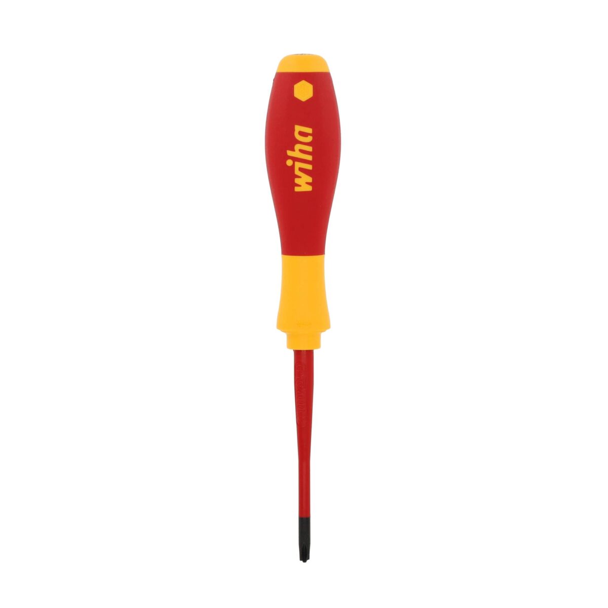 Wiha VDE Geïsoleerde Kruiskop Schroevendraaier SoftFinish Electric SlimFix SL/PH1 x 80 mm - Afbeelding 3
