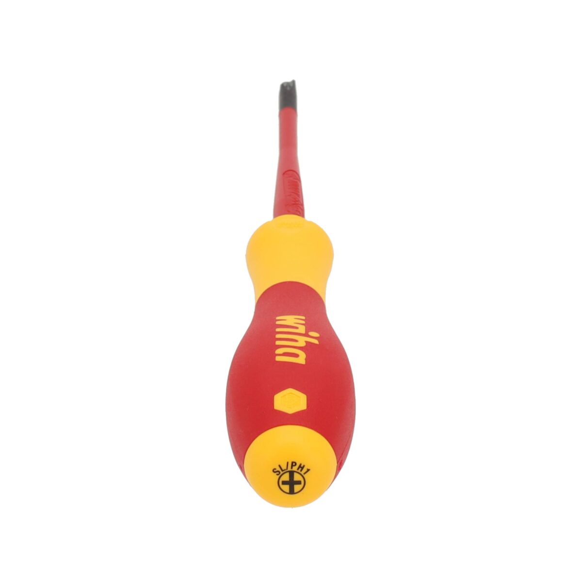 Wiha VDE Geïsoleerde Kruiskop Schroevendraaier SoftFinish Electric SlimFix SL/PH1 x 80 mm - Afbeelding 5