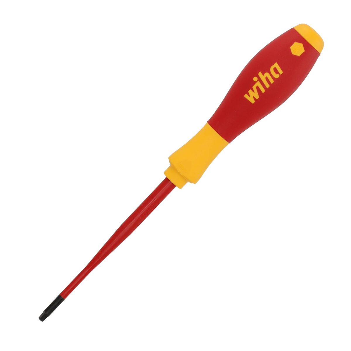 Wiha VDE Geïsoleerde Robertson Schroevendraaier SoftFinish Electric SlimFix 2,3 x 100 mm - Afbeelding 1