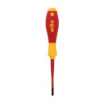 Wiha VDE Geïsoleerde Kruiskop Schroevendraaier SoftFinish Electric SlimFix SL/PZ1 x 80 mm - Afbeelding 3