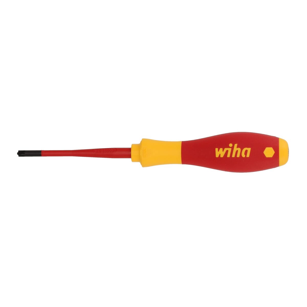 Wiha VDE Geïsoleerde Kruiskop Schroevendraaier SoftFinish Electric SlimFix SL/PZ1 x 80 mm - Afbeelding 2