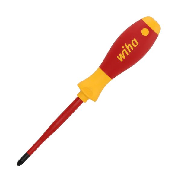 Wiha VDE Geïsoleerde Kruiskop Schroevendraaier SoftFinish Electric SlimFix SL/PZ2 x 100 mm