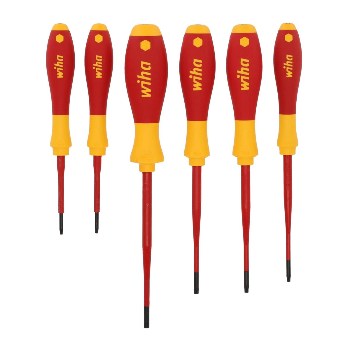 Wiha VDE Geïsoleerde Schroevendraaierset SoftFinish Electric SlimFix Torx 6-delig - Afbeelding 1