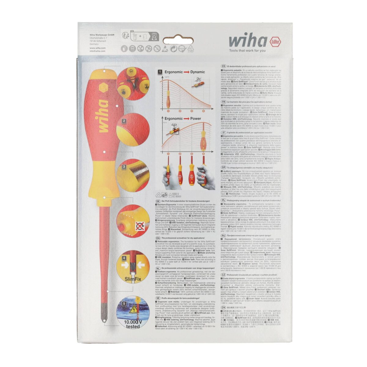 Wiha VDE Geïsoleerde Schroevendraaierset SoftFinish Electric SlimFix Torx 6-delig - Afbeelding 5