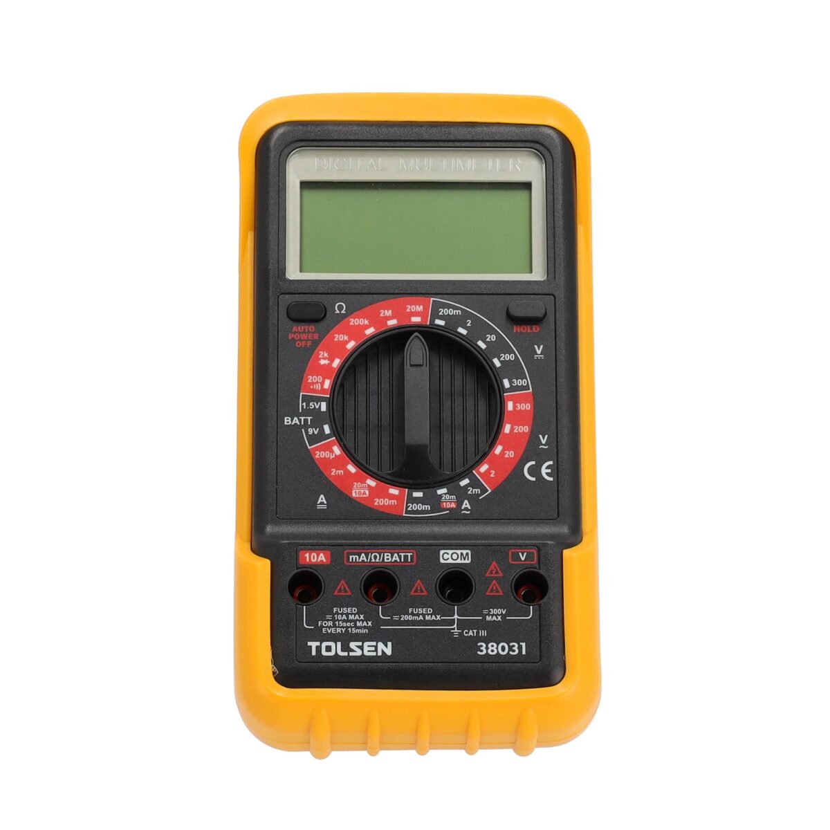 Tolsen Digitale Multimeter - CAT II-veiligheidsnormen - Groot LCD-display - Data-hold-modus - Afbeelding 3
