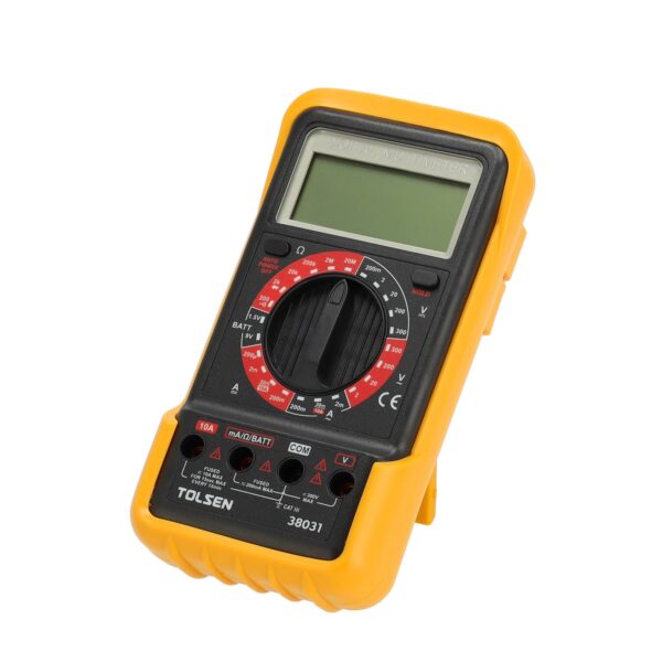 Tolsen Digitale Multimeter - CAT II-veiligheidsnormen - Groot LCD-display - Data-hold-modus
