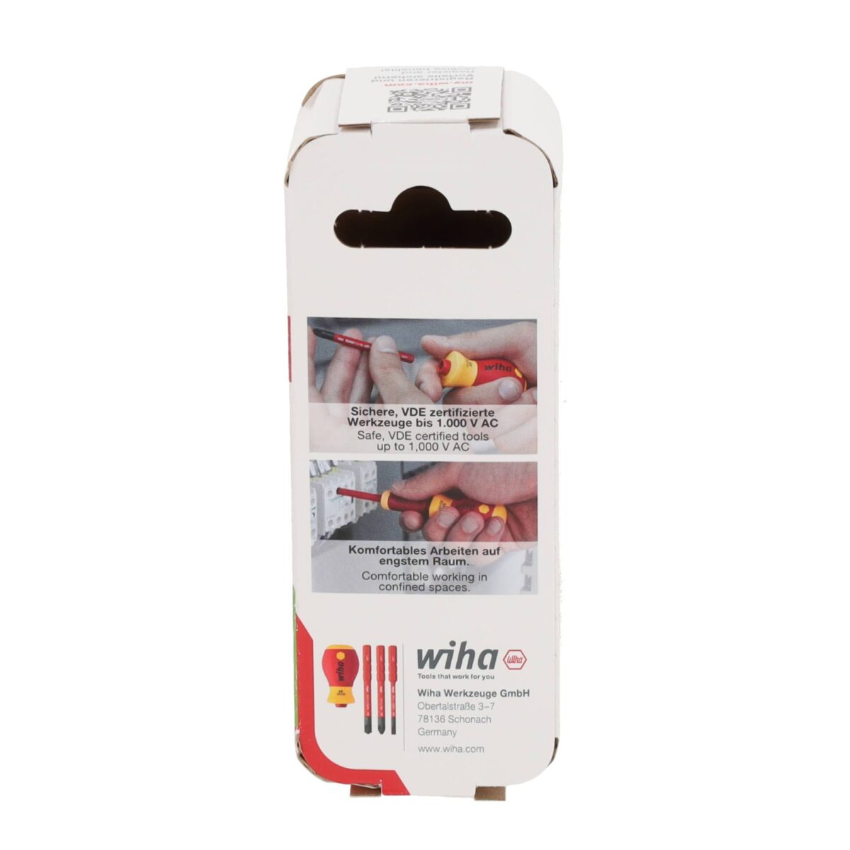Wiha VDE Geïsoleerde slimVario Stubby Schroevendraaierset Electric – 4-delig - Incl. 3x slimBits Sleuf, Pozidriv, PlusMinus - Afbeelding 6