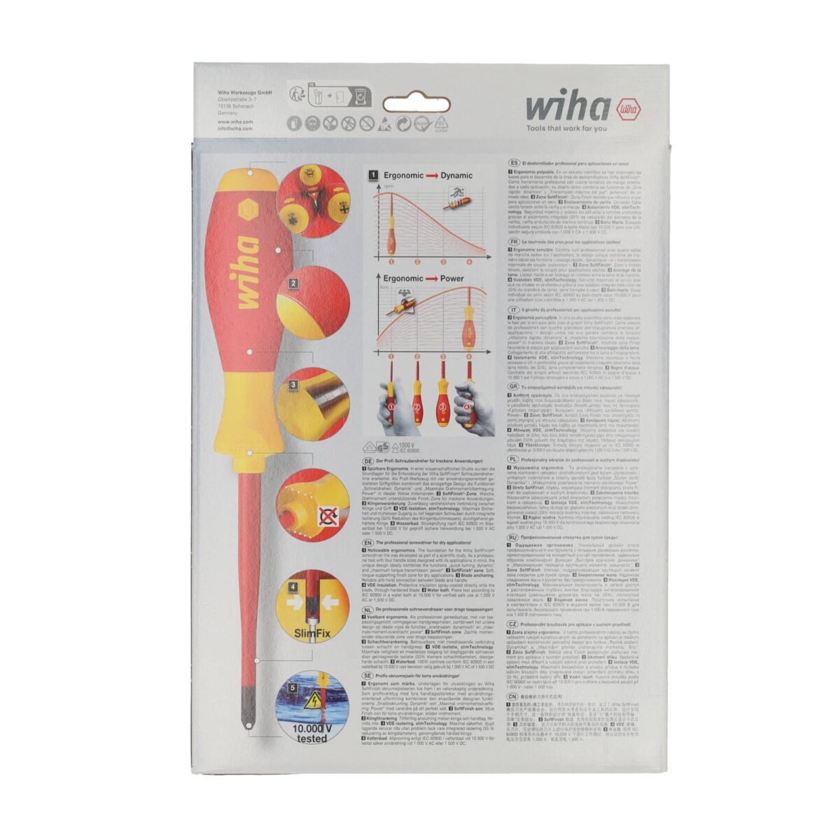 Wiha VDE Geïsoleerde Schroevendraaierset SoftFinish Electric SlimFix Torx Tamper Resistant (met boring) 6-delig - Afbeelding 5