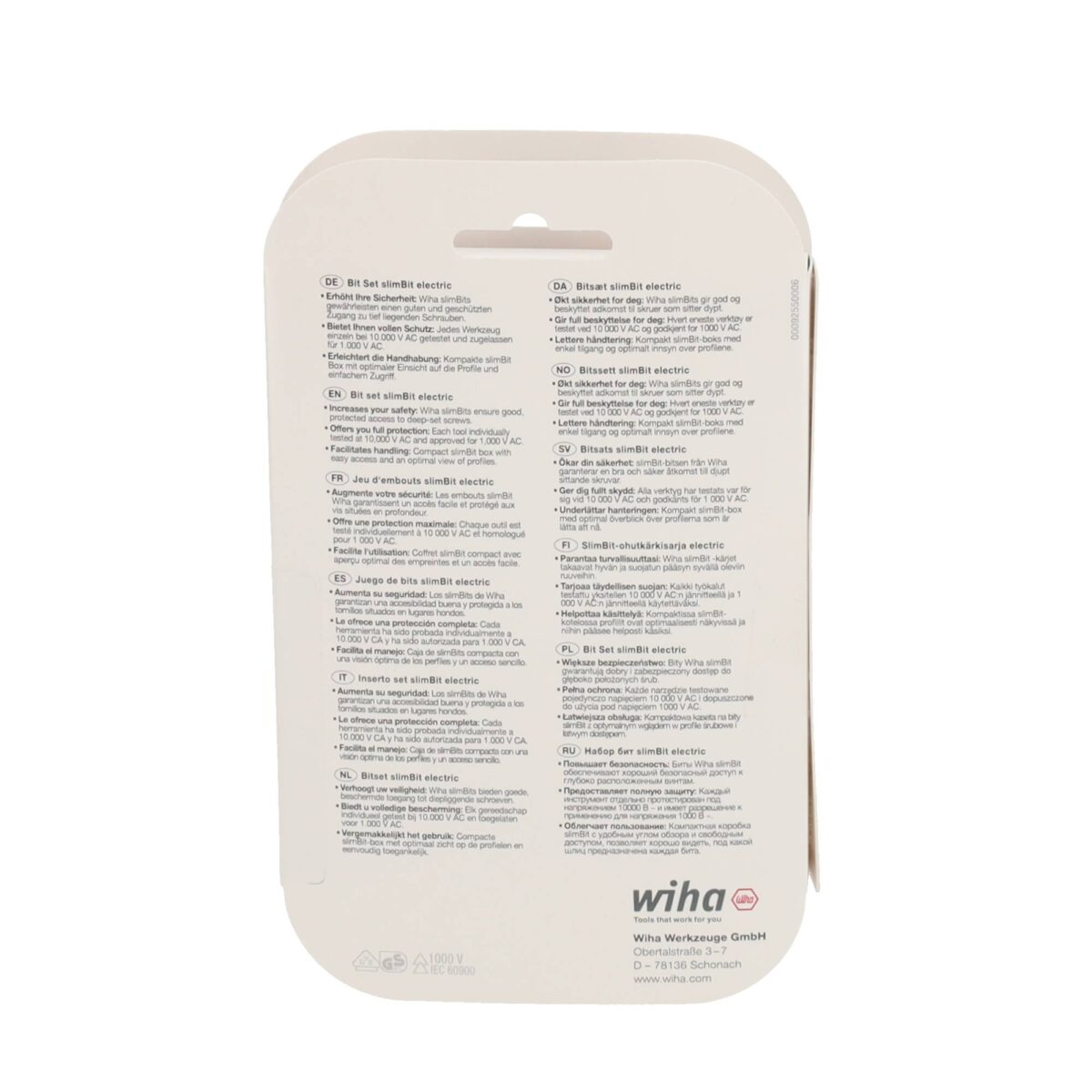 Wiha VDE Geïsoleerde Bitset slimBit electric TORX – 6-delig - Afbeelding 3
